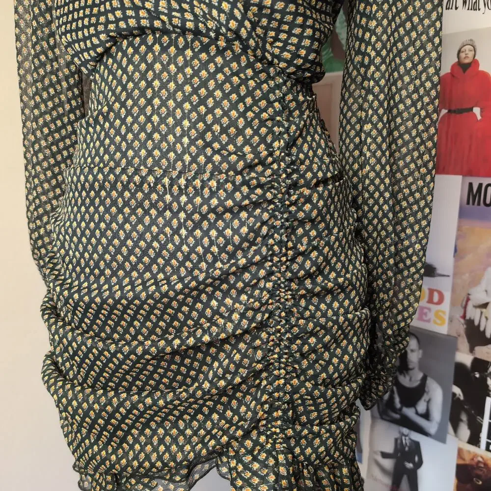 Spring Cottage Bodycon Dress - Picture 3 of 6